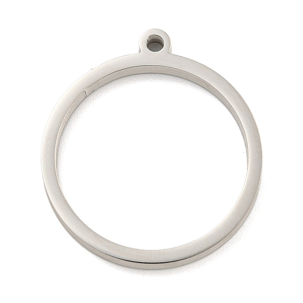 PandaHall 304 Stainless Steel Laser Cut Pendants, Ring Charm, Stainless Steel Color, 27.5x25x3mm, Hole: 2mm 304 Stainless Steel Ring
PandaHall 304 Stainless Steel Laser Cut Pendants, Ring Charm, Stainless Steel Color, 27.5x25x3mm, Hole: 2mm 304 Stainless Steel Ring