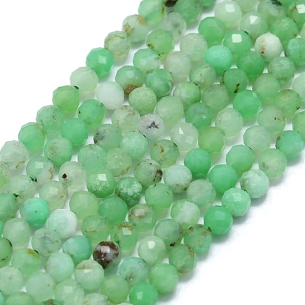 PandaHall Natural Chrysoprase Beads Strands, Faceted, Round, 2.5~3mm, Hole: 0.5mm, about 138~142pcs/strand, 15.35~15.55 inch(39~39.5cm)...
PandaHall Natural Chrysoprase Beads Strands, Faceted, Round, 2.5~3mm, Hole: 0.5mm, about 138~142pcs/strand, 15.35~15.55 inch(39~39.5cm)...