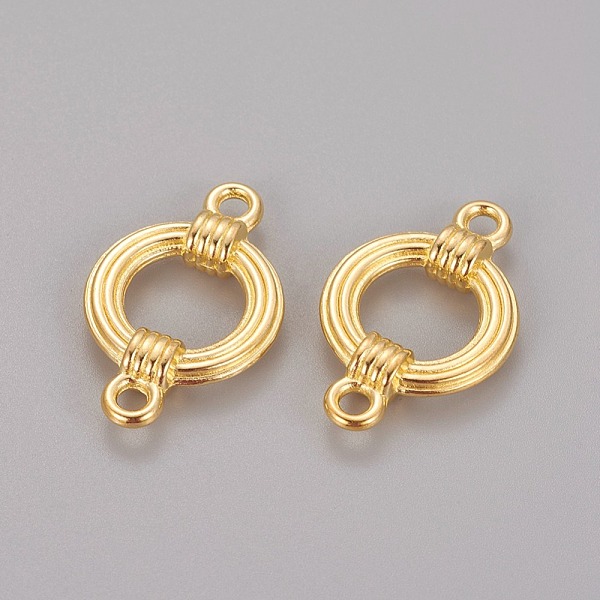 PandaHall Alloy Links connectors, Lead Free and Cadmium Free, Ring, Golden, 27x17x5mm, Hole: 2.5mm Alloy Ring
PandaHall Alloy Links connectors, Lead Free and Cadmium Free, Ring, Golden, 27x17x5mm, Hole: 2.5mm Alloy Ring