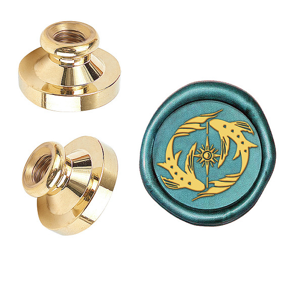 PandaHall Wax Seal Brass Stamp Head, for Wax Seal Stamp, Fish Pattern, 25x14.5mm Brass Fish
PandaHall Wax Seal Brass Stamp Head, for Wax Seal Stamp, Fish Pattern, 25x14.5mm Brass Fish