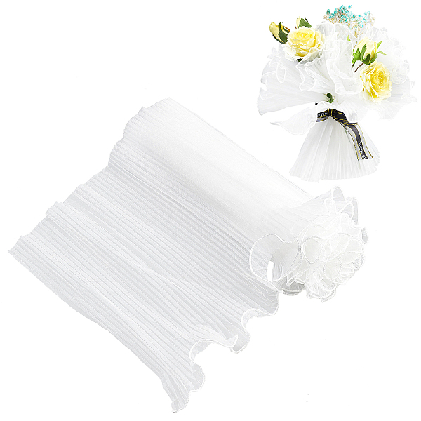 PandaHall 2Bags Pleated Gauze Yarn Flower Bouquets Wrapping Packaging, Suitable for Mother's Day Gift Giving Decoration, White, 4572x280mm...
PandaHall 2Bags Pleated Gauze Yarn Flower Bouquets Wrapping Packaging, Suitable for Mother's Day Gift Giving Decoration, White, 4572x280mm...