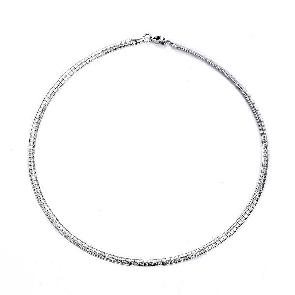 PandaHall 304 Stainless Steel Necklaces, with Lobster Clasps, Stainless Steel Color, 17.7 inch(45cm), 4mm 304 Stainless Steel
PandaHall 304 Stainless Steel Necklaces, with Lobster Clasps, Stainless Steel Color, 17.7 inch(45cm), 4mm 304 Stainless Steel