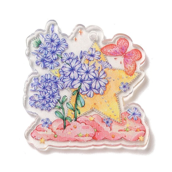 PandaHall Acrylic Relief Double Side loose Powder Violet Flower Pendants, Plum, 37.5x34.5x2mm, Hole: 2mm Acrylic Purple
PandaHall Acrylic Relief Double Side loose Powder Violet Flower Pendants, Plum, 37.5x34.5x2mm, Hole: 2mm Acrylic Purple