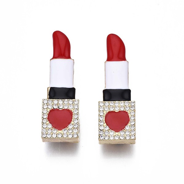 PandaHall Lipstick with Heart Enamel Pin, 3D Alloy Brooch with Crystal Rhinestone for Backpack Clothes, Nickel Free & Lead Free, Light..., Red
PandaHall Lipstick with Heart Enamel Pin, 3D Alloy Brooch with Crystal Rhinestone for Backpack Clothes, Nickel Free & Lead Free, Light..., Red