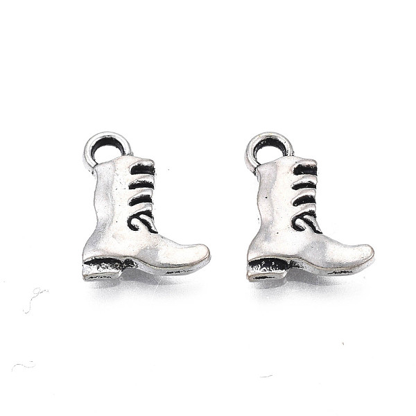 PandaHall Tibetan Style Alloy Pendants, Cadmium Free & Lead Free, Shoes, Antique Silver, 11x8.5x2mm, Hole: 1.6mm, about 2600pcs/1000g Alloy...
PandaHall Tibetan Style Alloy Pendants, Cadmium Free & Lead Free, Shoes, Antique Silver, 11x8.5x2mm, Hole: 1.6mm, about 2600pcs/1000g Alloy...