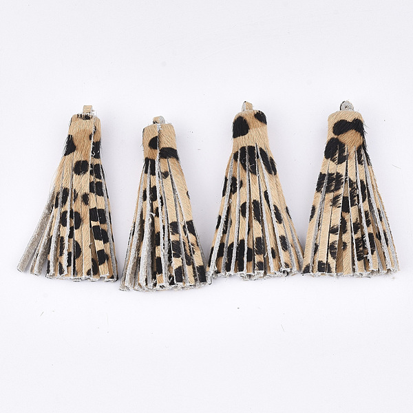 PandaHall Eco-Friendly Cowhide Leather Tassel Big Pendants, Leopard Print Pattern, Navajo White, 59x9mm, Hole: 1.5mm Leather Orange
PandaHall Eco-Friendly Cowhide Leather Tassel Big Pendants, Leopard Print Pattern, Navajo White, 59x9mm, Hole: 1.5mm Leather Orange