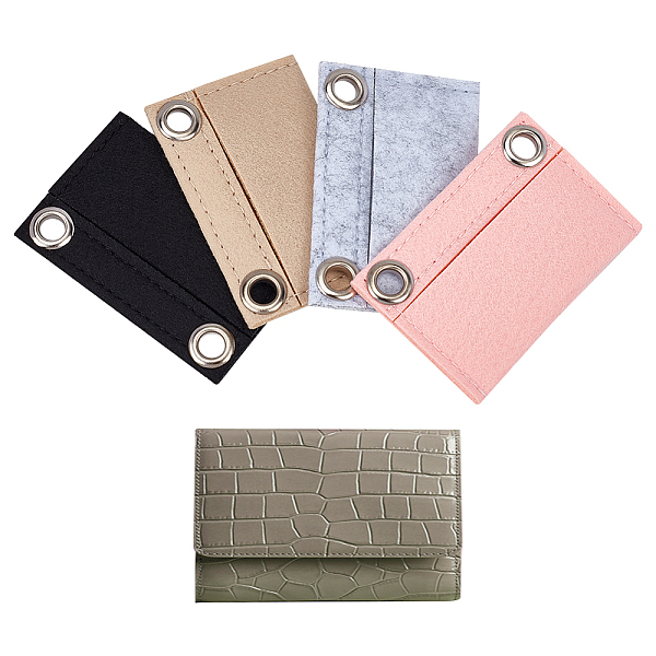 PandaHall WADORN 4 Colors Purse Felt Insert Organizer, Mini Handbag Insert Liner Felt Envelope Bag Tote Bag in Bag Inner with Eyelet for..., Multicolor
PandaHall WADORN 4 Colors Purse Felt Insert Organizer, Mini Handbag Insert Liner Felt Envelope Bag Tote Bag in Bag Inner with Eyelet for..., Multicolor