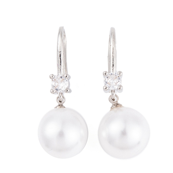 PandaHall Rack Plating Brass Cubic Zirconia ABS Pearl Earring Hooks, Cadmium Free & Lead Free, Long-Lasting Plated, Platinum, 32x4mm..., White
PandaHall Rack Plating Brass Cubic Zirconia ABS Pearl Earring Hooks, Cadmium Free & Lead Free, Long-Lasting Plated, Platinum, 32x4mm..., White