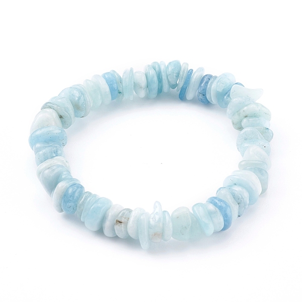PandaHall Chips Natural Aquamarine Beads Stretch Bracelets, Inner Diameter: 2-1/8 inch(5.5cm) Aquamarine
PandaHall Chips Natural Aquamarine Beads Stretch Bracelets, Inner Diameter: 2-1/8 inch(5.5cm) Aquamarine