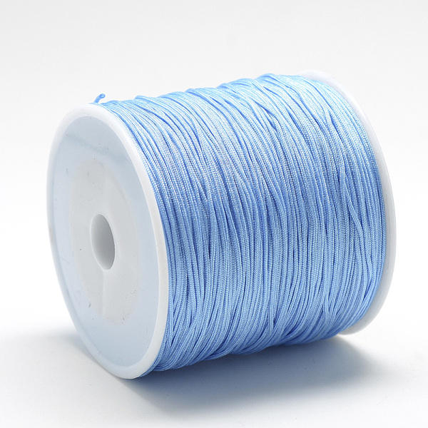 PandaHall Nylon Thread, Chinese Knotting Cord, Light Sky Blue, 1.5mm, about 164.04 Yards(150m)/Roll Nylon Blue
PandaHall Nylon Thread, Chinese Knotting Cord, Light Sky Blue, 1.5mm, about 164.04 Yards(150m)/Roll Nylon Blue