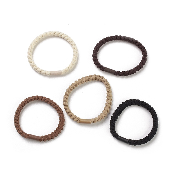PandaHall Nylon Elastic Hair Ties, Ponytail Holder, with Plastic Beads, Girls Hair Accessories, Mixed Color, 5~7mm, Inner Diameter: 46.5mm..., Multicolor
PandaHall Nylon Elastic Hair Ties, Ponytail Holder, with Plastic Beads, Girls Hair Accessories, Mixed Color, 5~7mm, Inner Diameter: 46.5mm..., Multicolor