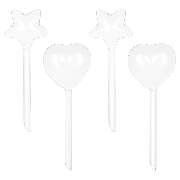 PandaHall Glass Watering Spikes, Plants Flowers Irrigation Tool, for Indoor & Outdoor Plants, Heart with Star, Clear...
PandaHall Glass Watering Spikes, Plants Flowers Irrigation Tool, for Indoor & Outdoor Plants, Heart with Star, Clear...