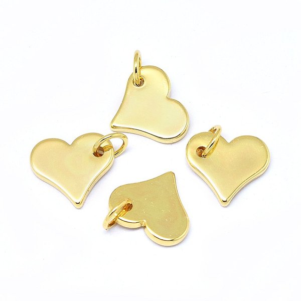 PandaHall Brass Charms, Heart, Real 18K Gold Plated, 10x11x1.5mm, Hole: 3.5mm Brass Heart
PandaHall Brass Charms, Heart, Real 18K Gold Plated, 10x11x1.5mm, Hole: 3.5mm Brass Heart
