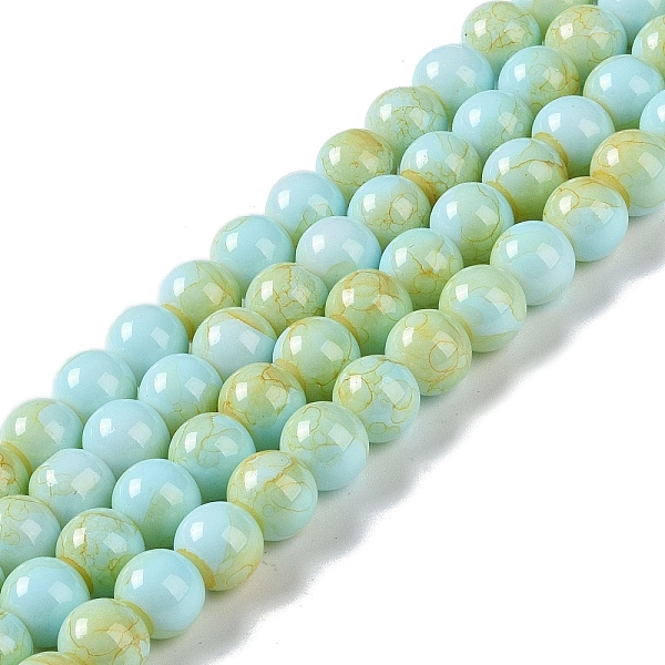 PandaHall Baking Paint Glass Bead Strands, Round, Light Cyan, 8mm, Hole: 1mm, about 104~105pcs/strand, 30.71~31.10''(78~79cm) Glass Round
PandaHall Baking Paint Glass Bead Strands, Round, Light Cyan, 8mm, Hole: 1mm, about 104~105pcs/strand, 30.71~31.10''(78~79cm) Glass Round