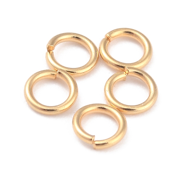 PandaHall Rack Plating Brass Jump Rings, Open Jump Rings, Long-Lasting Plated, Real 24K Gold Plated, 3.5x0.6mm, Inner Diameter: 2.2mm Brass
PandaHall Rack Plating Brass Jump Rings, Open Jump Rings, Long-Lasting Plated, Real 24K Gold Plated, 3.5x0.6mm, Inner Diameter: 2.2mm Brass