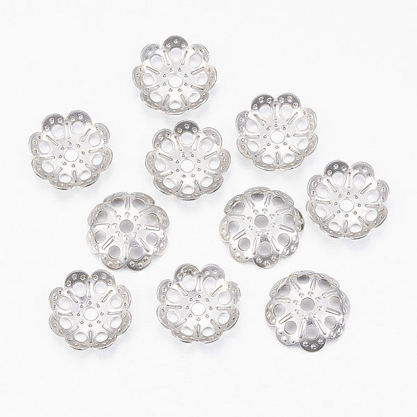 PandaHall 304 Stainless Steel Fancy Bead Caps, Flower, Multi-Petal, Stainless Steel Color, 9x2mm, Hole: 1.2mm 304 Stainless Steel
PandaHall 304 Stainless Steel Fancy Bead Caps, Flower, Multi-Petal, Stainless Steel Color, 9x2mm, Hole: 1.2mm 304 Stainless Steel