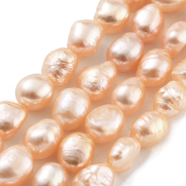PandaHall Natural Cultured Freshwater Pearl Beads Strands, Two Sides Polished, Grade 3A+, Sandy Brown, 5~6mm, Hole: 0.5mm, about...
PandaHall Natural Cultured Freshwater Pearl Beads Strands, Two Sides Polished, Grade 3A+, Sandy Brown, 5~6mm, Hole: 0.5mm, about...