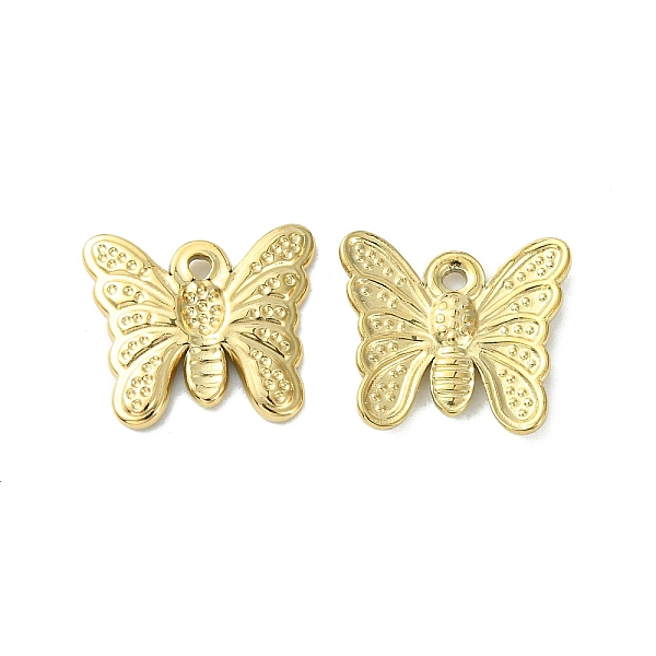 PandaHall 304 Stainless Steel Pendants, Butterfly Charms, Real 14K Gold Plated, 14x15.5x2mm, Hole: 1.2mm 304 Stainless Steel Butterfly
PandaHall 304 Stainless Steel Pendants, Butterfly Charms, Real 14K Gold Plated, 14x15.5x2mm, Hole: 1.2mm 304 Stainless Steel Butterfly