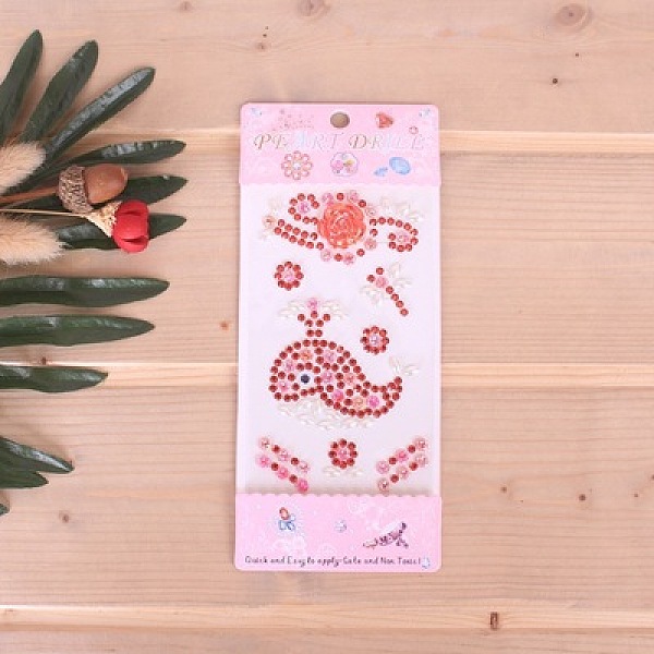 PandaHall Self Adhesive Mobile Phone Stickers, Acrylic Rhinestone Stickers, Rectangle with Whale Shape Pattern, Red, 18.7x8cm Acrylic...
PandaHall Self Adhesive Mobile Phone Stickers, Acrylic Rhinestone Stickers, Rectangle with Whale Shape Pattern, Red, 18.7x8cm Acrylic...