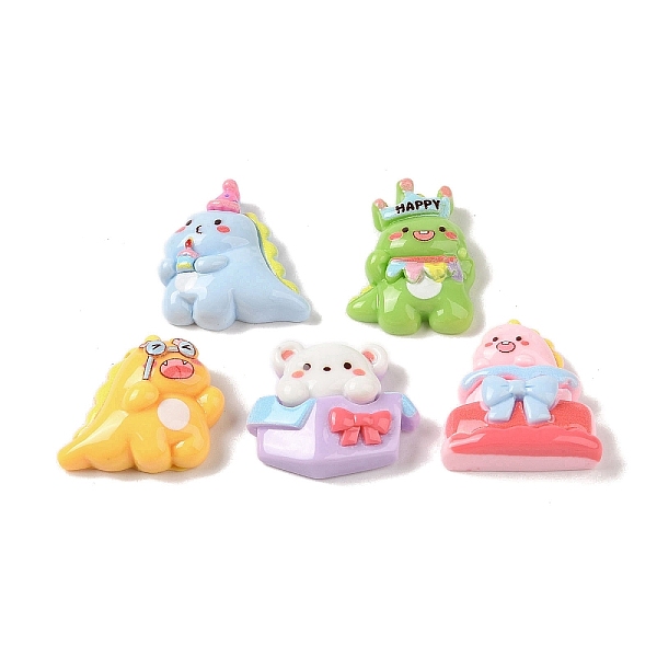 PandaHall Opaque Resin Decoden Cabochons, Dinosaur & Bear, Mixed Shapes, Mixed Color, 23.5~27x24.5~26.5x9~10.5mm Resin Mixed Shapes..., Multicolor
PandaHall Opaque Resin Decoden Cabochons, Dinosaur & Bear, Mixed Shapes, Mixed Color, 23.5~27x24.5~26.5x9~10.5mm Resin Mixed Shapes..., Multicolor
