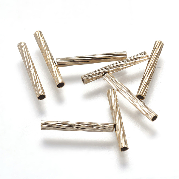 PandaHall Brass Tube Beads, Long-Lasting Plated, Light Gold, 15x2mm, Hole: 1.2mm Brass Tube
PandaHall Brass Tube Beads, Long-Lasting Plated, Light Gold, 15x2mm, Hole: 1.2mm Brass Tube