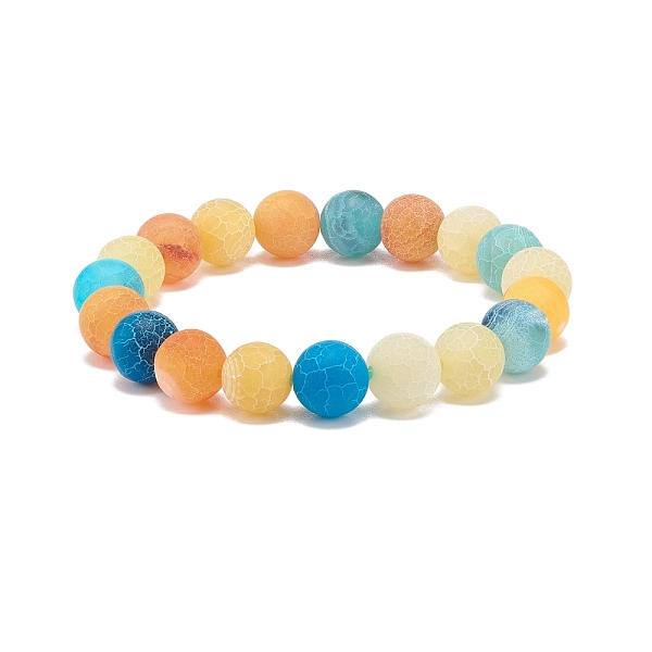 PandaHall Natural Weathered Agate(Dyed) Round Beaded Stretch Bracelet, Gemstone Jewelry for Women, Blue, Inner Diameter: 2-1/8 inch(5.3cm)...
PandaHall Natural Weathered Agate(Dyed) Round Beaded Stretch Bracelet, Gemstone Jewelry for Women, Blue, Inner Diameter: 2-1/8 inch(5.3cm)...