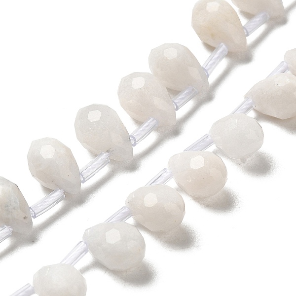 PandaHall Natural Rainbow Moonstone Beads Strands, Faceted, Top Drilled, Teardrop, 9~10.5x6~6.5mm, Hole: 0.7mm, about 45pcs/strand...
PandaHall Natural Rainbow Moonstone Beads Strands, Faceted, Top Drilled, Teardrop, 9~10.5x6~6.5mm, Hole: 0.7mm, about 45pcs/strand...