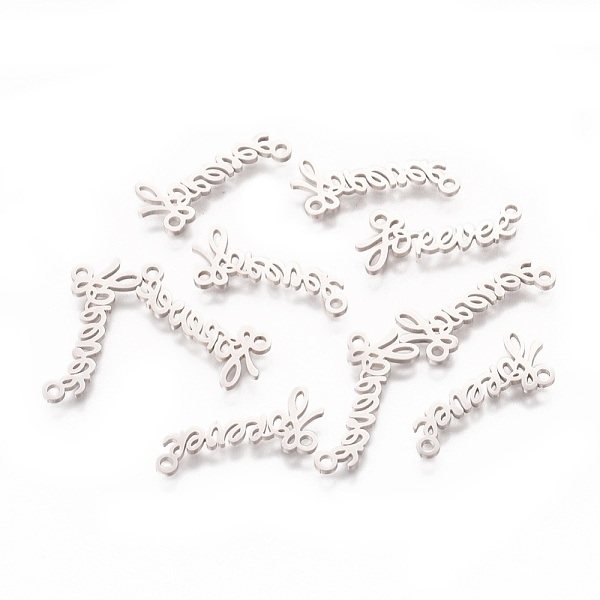 PandaHall 201 Stainless Steel Pendants, Word Forever, Stainless Steel Color, 9x21x1mm, Hole: 1mm 201 Stainless Steel Word
PandaHall 201 Stainless Steel Pendants, Word Forever, Stainless Steel Color, 9x21x1mm, Hole: 1mm 201 Stainless Steel Word