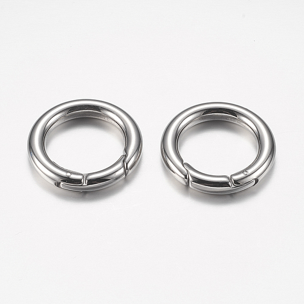 PandaHall 304 Stainless Steel Spring Gate Rings, O Rings, Ring, Stainless Steel Color, 6 Gauge, 24x4mm, Inner Diameter: 16mm 304 Stainless...
PandaHall 304 Stainless Steel Spring Gate Rings, O Rings, Ring, Stainless Steel Color, 6 Gauge, 24x4mm, Inner Diameter: 16mm 304 Stainless...
