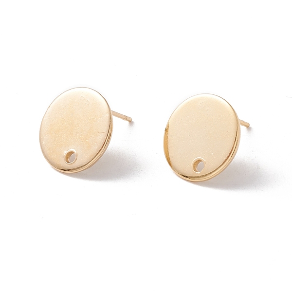PandaHall 201 Stainless Steel Stud Earring Findings, with 316 Surgical Stainless Steel Pins and Hole, Flat Round, Real 24K Gold Plated, 12mm...
PandaHall 201 Stainless Steel Stud Earring Findings, with 316 Surgical Stainless Steel Pins and Hole, Flat Round, Real 24K Gold Plated, 12mm...