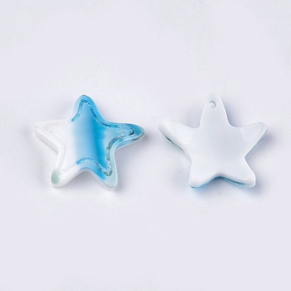 PandaHall Cellulose Acetate(Resin) Pendants, Star, Light Sky Blue, 20~21x22x4.5mm, Hole: 1mm Cellulose Acetate Star Blue
PandaHall Cellulose Acetate(Resin) Pendants, Star, Light Sky Blue, 20~21x22x4.5mm, Hole: 1mm Cellulose Acetate Star Blue