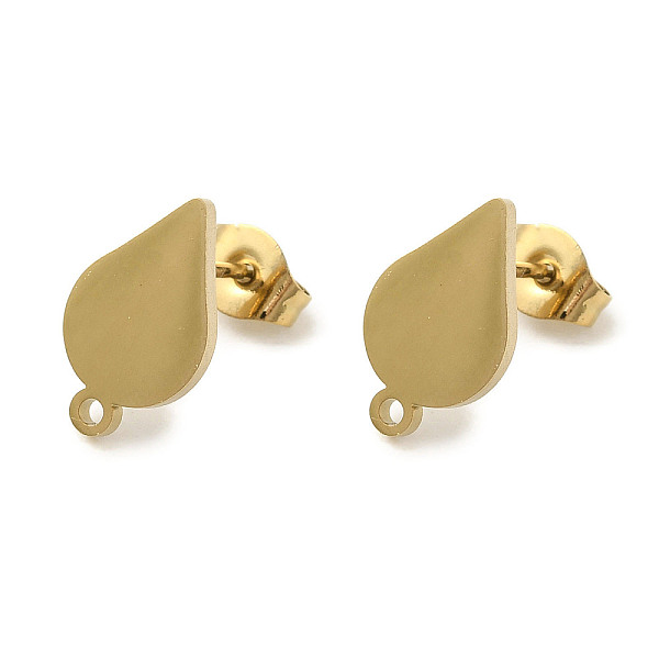 PandaHall Ion Plating(IP) 304 Stainless Steel Stud Earring Findings, Teardrop, Golden, 13x7.5mm, Hole: 1.2mm, Pin: 0.7x11mm 304 Stainless...
PandaHall Ion Plating(IP) 304 Stainless Steel Stud Earring Findings, Teardrop, Golden, 13x7.5mm, Hole: 1.2mm, Pin: 0.7x11mm 304 Stainless...