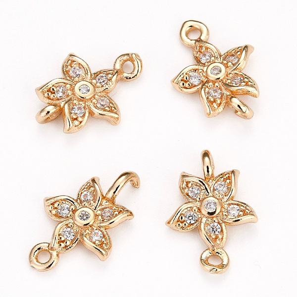 PandaHall Brass Micro Pave Clear Cubic Zirconia Charms, Long-Lasting Plated, Flower, Real 14K Gold Plated, 11x7.5x2mm, Hole: 1mm Brass+Cubic...
PandaHall Brass Micro Pave Clear Cubic Zirconia Charms, Long-Lasting Plated, Flower, Real 14K Gold Plated, 11x7.5x2mm, Hole: 1mm Brass+Cubic...