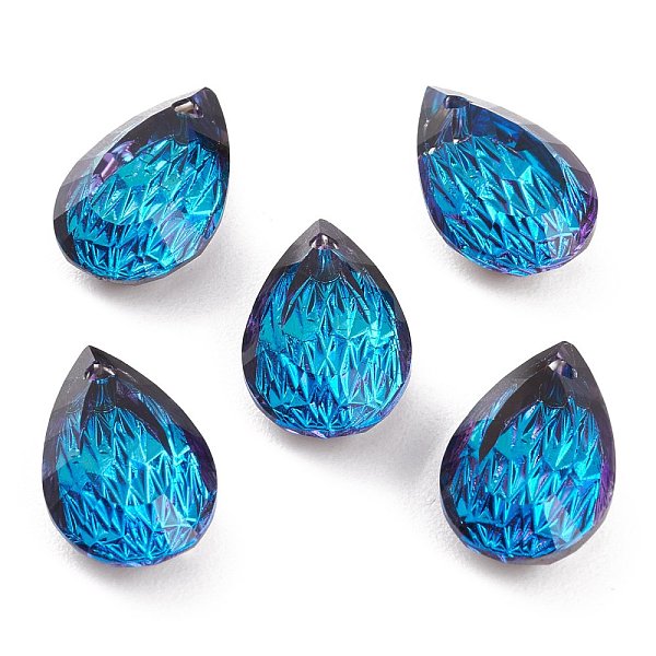 PandaHall Embossed Glass Rhinestone Pendants, Teardrop, Faceted, Bermuda Blue, 14x9x5mm, Hole: 1.4mm Glass Teardrop Blue
PandaHall Embossed Glass Rhinestone Pendants, Teardrop, Faceted, Bermuda Blue, 14x9x5mm, Hole: 1.4mm Glass Teardrop Blue