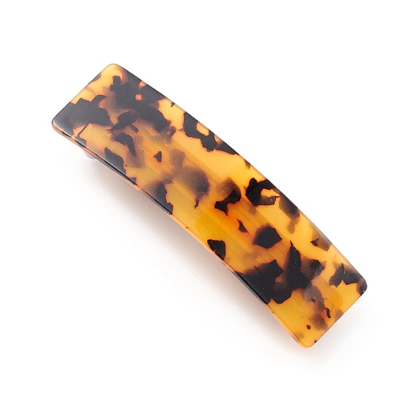 PandaHall Cellulose Acetate(Resin) Hair Barrette, with Platinum Iron Findings, Rectangle, Goldenrod, 84.5x24x14mm Cellulose Acetate Gold
PandaHall Cellulose Acetate(Resin) Hair Barrette, with Platinum Iron Findings, Rectangle, Goldenrod, 84.5x24x14mm Cellulose Acetate Gold