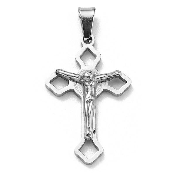 PandaHall 304 Stainless Steel Pendants, Crucifix Cross Charm, Stainless Steel Color, 31x20x5mm, Hole: 7x3mm 304 Stainless Steel Cross
PandaHall 304 Stainless Steel Pendants, Crucifix Cross Charm, Stainless Steel Color, 31x20x5mm, Hole: 7x3mm 304 Stainless Steel Cross