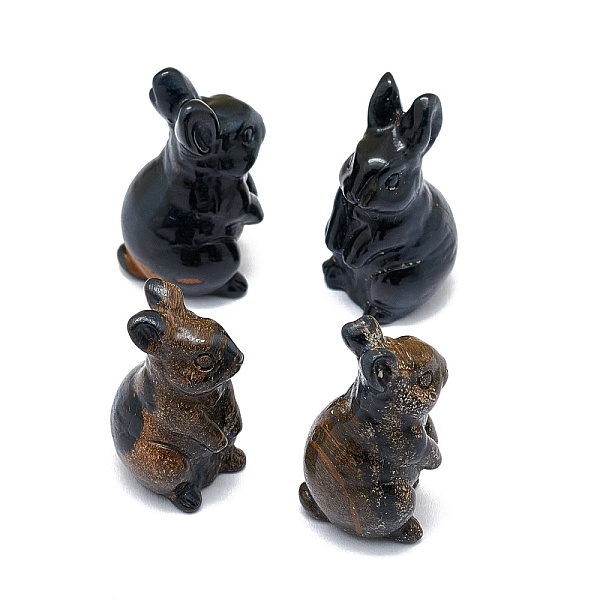 PandaHall Natural Blue Tiger Eye Sculpture Display Decorations, for Home Office Desk, Rabbit, 17~19x17~18.5x32~37mm Blue Tiger Eye Rabbit
PandaHall Natural Blue Tiger Eye Sculpture Display Decorations, for Home Office Desk, Rabbit, 17~19x17~18.5x32~37mm Blue Tiger Eye Rabbit