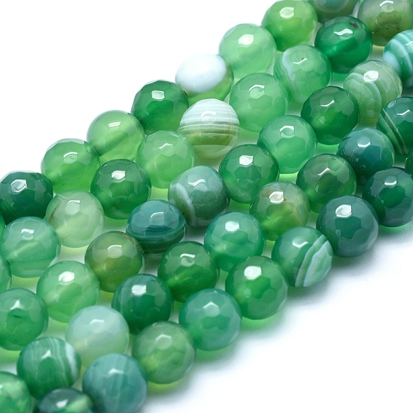 PandaHall Natural Agate Beads, Dyed, Faceted Round, Medium Spring Green, 12mm, Hole: 1.3mm, about 32pcs/strand, 15.1 inch(38.5cm) Natural...
PandaHall Natural Agate Beads, Dyed, Faceted Round, Medium Spring Green, 12mm, Hole: 1.3mm, about 32pcs/strand, 15.1 inch(38.5cm) Natural...