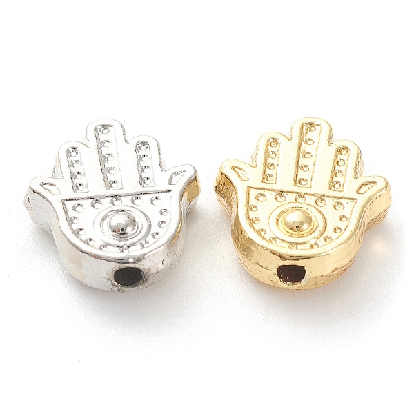 PandaHall Rack Plating Alloy Beads, Lead Free & Cadmium Free, Long-Lasting Plated, Hamsa Hand/Hand of Miriam, Mixed Color, 11x10x3.5mm, Hole...
PandaHall Rack Plating Alloy Beads, Lead Free & Cadmium Free, Long-Lasting Plated, Hamsa Hand/Hand of Miriam, Mixed Color, 11x10x3.5mm, Hole...