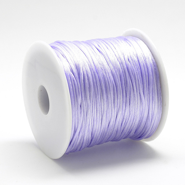 PandaHall Nylon Thread, Rattail Satin Cord, Plum, about 1mm, about 76.55 yards(70m)/roll Nylon Purple
PandaHall Nylon Thread, Rattail Satin Cord, Plum, about 1mm, about 76.55 yards(70m)/roll Nylon Purple