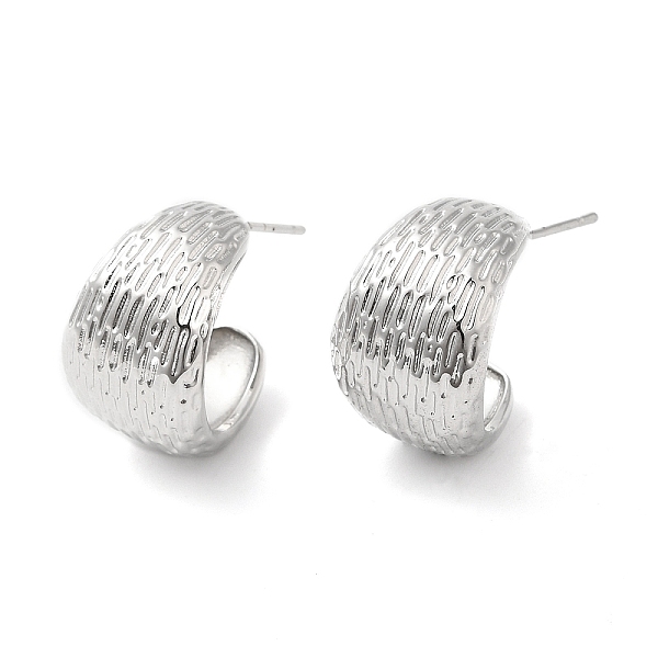 PandaHall Rack Plating Brass Round Stud Earrings, Half Hoop Earrings for Women, Long-Lasting Plated, Lead Free & Cadmium Free, Platinum...
PandaHall Rack Plating Brass Round Stud Earrings, Half Hoop Earrings for Women, Long-Lasting Plated, Lead Free & Cadmium Free, Platinum...