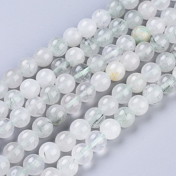 PandaHall Natural Green Rutilated Quartz Beads Strands, Round, 8.5mm, Hole: 1mm, about 45pcs/strand, 15.16 inch(38.5cm) Rutilated Quartz...
PandaHall Natural Green Rutilated Quartz Beads Strands, Round, 8.5mm, Hole: 1mm, about 45pcs/strand, 15.16 inch(38.5cm) Rutilated Quartz...