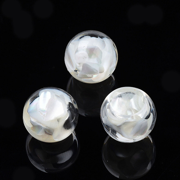 PandaHall Transparent Acrylic Cabochons, with Shell, Round, White, 12x11mm Acrylic Round White
PandaHall Transparent Acrylic Cabochons, with Shell, Round, White, 12x11mm Acrylic Round White
