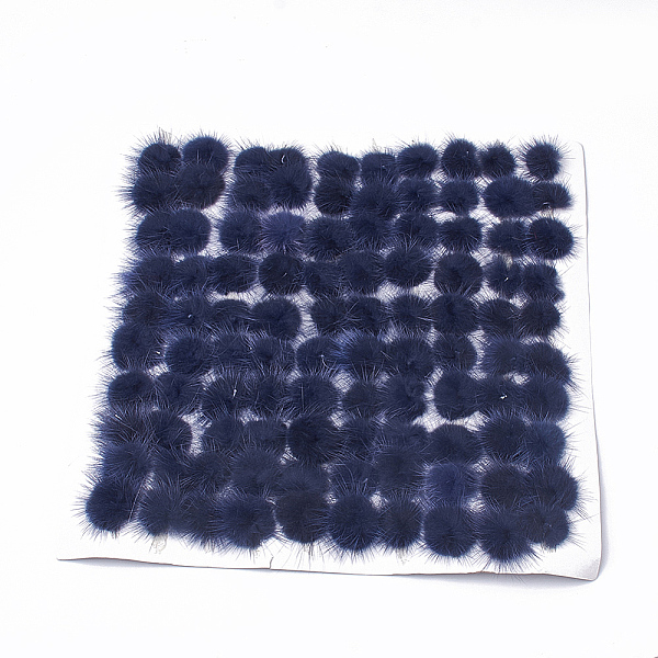 PandaHall Faux Mink Fur Ball Decoration, Pom Pom Ball, For DIY Craft, Marine Blue, 2.5~3cm, about 100pcs/board Fibre Blue
PandaHall Faux Mink Fur Ball Decoration, Pom Pom Ball, For DIY Craft, Marine Blue, 2.5~3cm, about 100pcs/board Fibre Blue