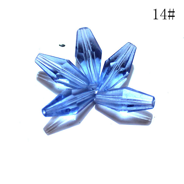 PandaHall Transparent Glass Beads, Faceted, Bicone, Royal Blue, 8x4mm, Hole: 1mm Glass Bicone
PandaHall Transparent Glass Beads, Faceted, Bicone, Royal Blue, 8x4mm, Hole: 1mm Glass Bicone