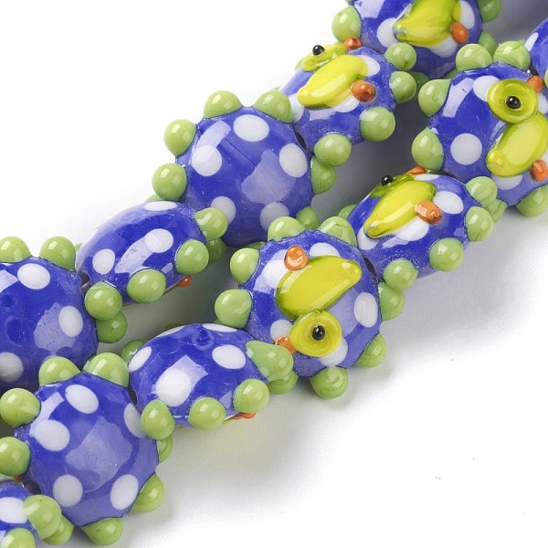 PandaHall Handmade Lampwork Beads, Flower, Duck, Bumpy, Blue, 21x19x10mm, Hole: 2mm, about 20pcs/strand, 12.60''(32cm) Lampwork Flower Blue
PandaHall Handmade Lampwork Beads, Flower, Duck, Bumpy, Blue, 21x19x10mm, Hole: 2mm, about 20pcs/strand, 12.60''(32cm) Lampwork Flower Blue