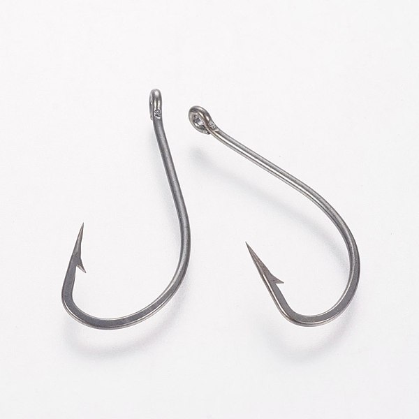PandaHall Stainless Steel Carp Fishing Jig Hooks, with Hole, Fishing Tackle, Gunmetal, 28x12x1mm, Hole: 0.7mm Stainless Steel
PandaHall Stainless Steel Carp Fishing Jig Hooks, with Hole, Fishing Tackle, Gunmetal, 28x12x1mm, Hole: 0.7mm Stainless Steel