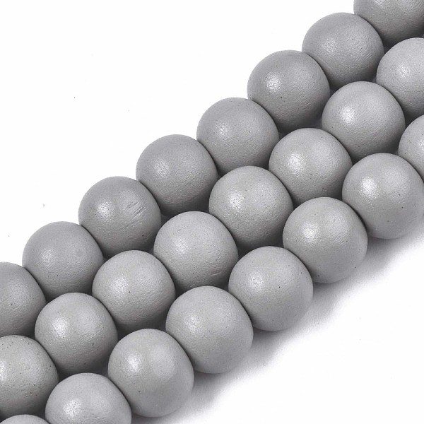 PandaHall Painted Natural Wood Beads Strands, Round, Silver, 10x8~9mm, Hole: 2~3mm, about 41~42pcs/strand, 13.98 inch~14.61 inch...
PandaHall Painted Natural Wood Beads Strands, Round, Silver, 10x8~9mm, Hole: 2~3mm, about 41~42pcs/strand, 13.98 inch~14.61 inch...