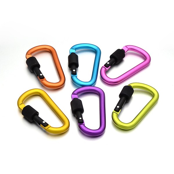 PandaHall Aluminum Rock Climbing Carabiners, Key Clasps, Mixed Color, 77x45x14mm Aluminum Multicolor
PandaHall Aluminum Rock Climbing Carabiners, Key Clasps, Mixed Color, 77x45x14mm Aluminum Multicolor