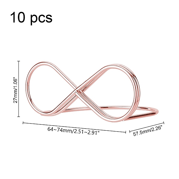 PandaHall Iron Place Card Holder, for Home Birthday Party Wedding Decorations, Rose Gold, 64~74x57.5x27mm Iron
PandaHall Iron Place Card Holder, for Home Birthday Party Wedding Decorations, Rose Gold, 64~74x57.5x27mm Iron